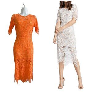 For Love and Lemons Luna Lace Dress,  Size XS, with slip